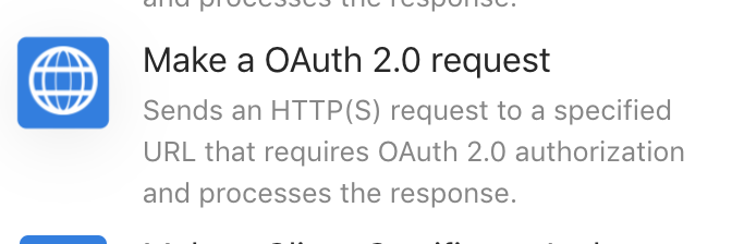 Make oAuth 2.0 Request